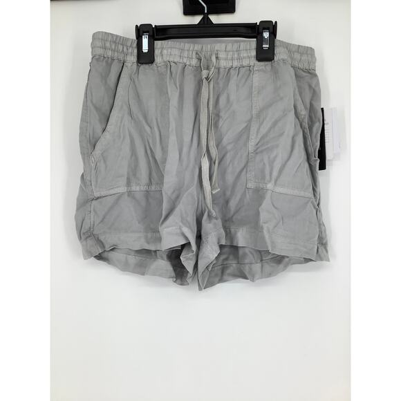 O'Neill Women's Medium Pearl Gray Fern Shorts Drawstring Summer Vacation J4-34 - Picture 2 of 7